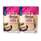 Kit 2 Aveia Flocos Finos 200g Sem Glúten Leve Croc Kit 2 Aveia Flocos Finos 200g Sem Glúten Leve Croc
