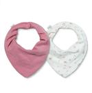 Kit 2 babadores bandana blossom rosa blush (e19104) - hug