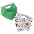 kit 2 babadores bandana - Várias Estampas
