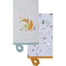 Kit 2 Babinhas Paninho de Boca Bebê Escandinavo Cinza - Hug Kit 2 Babinhas Paninho de Boca Bebê Escandinavo Cinza - Hug