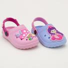 Kit 2 Babuche Infantil Menina Macio Leve Sola Antiderrapante