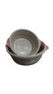 Kit 2 Bacia Plástico Redonda Lavanna 5,2l E 9l Cor Cappuccino Rischioto Kit 2 Bacia Plástico Redonda Lavanna 5,2l E 9l Cor Cappuccino Rischioto