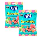 Kit 2 Bala de Gelatina Fini Sorvetinho Sabores Sortidos 90g Kit 2 Bala de Gelatina Fini Sorvetinho Sabores Sortidos 90g