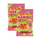 Kit 2 Bala Haribo Spaghetti Ácida Sabor Melão e Melancia Sortida 75g Kit 2 Bala Haribo Spaghetti Ácida Sabor Melão e Melancia Sortida 75g