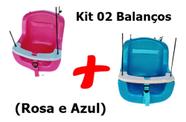 Kit 2 Balanços Infantil Rosa e Azul Bebê Brinquedo - Frete mais Barato - Cia do Pula Pula