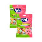 Kit 2 Balas Gelatinas Fini Mix Surpresa Doce ou Cítrico Sabores Sortidos 80g