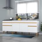 Kit 2 Balcões Gabinete Gw Mp2073 Branco