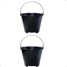 Kit 2 Balde Especial para Transporte Plástico 12L Resistente