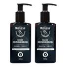 Kit 2 Balms Escurecedores de Barba e Cabelo Muchacho 120ml cada - Com pente aplicador