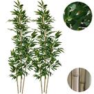 Kit 2 Bambu Artificial Folha Grande 2 Metros Sem Vaso Decor Kit 2 Bambu Artificial Folha Grande 2 Metros Sem Vaso Decor