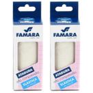 Kit 2 Bandagem elástica 10cm x 1,30m Faixa Alta compressão Atadura Varizes Ortopedia Enfermagem Inchaço Famara
