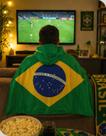 Kit 2 Bandeiras Brasil Body Flag Capa Torcedor 150x90cm Poliéster Copa