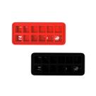 Kit 2 Bandeja Gelo Reutilizável Placa Utensílios Freezer Forma Silicone Bebidas Cozinha 12 Cavidades