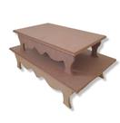 Kit 2 Bandeja Mesinha lembrancinha Doce Decoração Mdf Cru Kit 2 Bandeja Mesinha lembrancinha Doce Decoração Mdf Cru