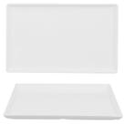 Kit 2 Bandejas Hotel Prato Melamina Premium Travessa 25x17cm