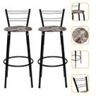 Kit 2 Banqueta Banco Alta para Balcão Bancada Americana, Bar, Cozinha Gourmet Kit 2 Banqueta Banco Alta para Balcão Bancada Americana, Bar, Cozinha Gourmet
