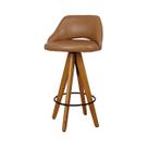 Kit 2 Banqueta Estofada Nicole Giratória De Madeira Sintético Kit 2 Banqueta Estofada Nicole Giratória De Madeira Sintético