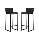 Kit 2 Banquetas Alta Dani Reforçada Decorativa Balcão Bancada Cozinha Bar Área Gourmet Base Preta material sintético Kit 2 Banquetas Alta Dani Reforçada Decorativa Balcão Bancada Cozinha Bar Área Gourmet Base Preta material sintético