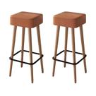 Kit 2 Banquetas alta Dubai Banco 70cm para balcão Bar Cozinha Gourmet- Salaone