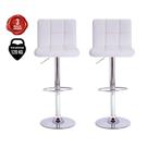 Kit 2 Banquetas Alta Para Bar Balcão Bancada Cozinha Americana Giratória Gomos