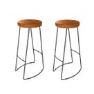 kit 2 Banquetas Altas Banco Cozinha Bar Balcão Bistrô Aurora - ÉdeCasaMóveis