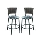 Kit 2 Banquetas Baixas Com Encosto de Junco Argila 70 cm Para Cozinha Americana e Balcões Kit 2 Banquetas Baixas Com Encosto de Junco Argila 70 cm Para Cozinha Americana e Balcões