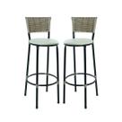 Kit 2 Banquetas Banco Bancada Bar Balcão Area Gourmet Alto