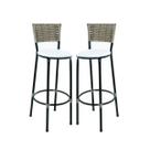 Kit 2 Banquetas Banco Bancada Bar Balcão Area Gourmet Alto