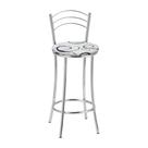 Kit 2 Banquetas Cromadas Bc26b Assento Espuma D15