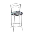 Kit 2 Banquetas Cromadas Bc26c Assento Espuma D15