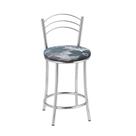 Kit 2 Banquetas Cromadas Bc26c Assento Espuma D15