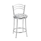 Kit 2 Banquetas Cromadas Bc26c Assento Espuma D15