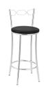 Kit 2 Banquetas Cromadas BC51-B A101 Preto Tre Paroni