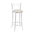 Kit 2 Banquetas Cromadas BC51B de Metal e Assento Espuma D15 Treparoni