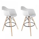 Kit 2 Banquetas Dsw-M Eames Arm