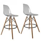 Kit 2 Banquetas Eames Dsw-m