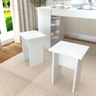 Kit 2 Banquetas Mdp Conjunto Bancos