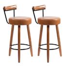 Kit 2 Banquetas Nápoles 89cm material sintético - Salaone Kit 2 Banquetas Nápoles 89cm material sintético - Salaone