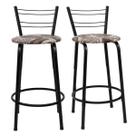 Kit 2 Banquetas Para Bancada Flórida Preta 60cm Bistrô Bar Cozinha Gourmet Balcão Ilha Área de Lazer Piscina Kit 2 Banquetas Para Bancada Flórida Preta 60cm Bistrô Bar Cozinha Gourmet Balcão Ilha Área de Lazer Piscina