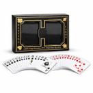 Kit 2 Baralhos Plastico Premium Resistente Profissional Poker Truco Cartas PVC Alta Durabilidade Jogo Completo Estojo Lu