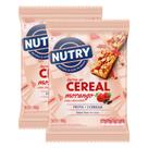 Kit 2 Barra de Cereais Nutry Morango com Chocolate 3 Unidades com 22g Cada