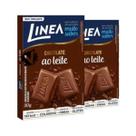 Kit 2 Barra de Chocolate Linea Diet Sem Açúcar Chocolate ao Leite 30g Kit 2 Barra de Chocolate Linea Diet Sem Açúcar Chocolate ao Leite 30g