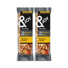 Kit 2 Barra de Proteína Protein Nuts &Joy Banana e Canela com 35g