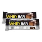 Kit 2 Barra de Proteína Whey Bar Probiótica Sabor Chocolate com BCAA e 16g de Proteína 40g Kit 2 Barra de Proteína Whey Bar Probiótica Sabor Chocolate com BCAA e 16g de Proteína 40g