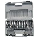 Kit 2 Barras com Anilhas Ferro Fundido Pelegrin PEL-10CR Cromado 15kg