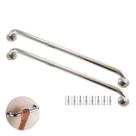 Kit 2 Barras De Apoio Banheiro 40cm Suporte para PCD Deficiente Físico e Idosos