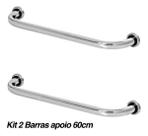 Kit 2 Barras De Apoio De Idoso Para Banheiro 60cm