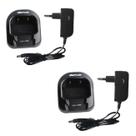 Kit 2 Base com fonte Carregador para Rádio Baofeng UV-82
