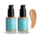 Kit 2 Base Facial Amendoa 50 Hipoalergênica FPS 20 Souvie Kit 2 Base Facial Amendoa 50 Hipoalergênica FPS 20 Souvie