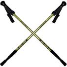 Kit 2 Bastão Trekking Guepardo Alumínio Ajustável Proteção Antishock Dourado Trekking Caminhada